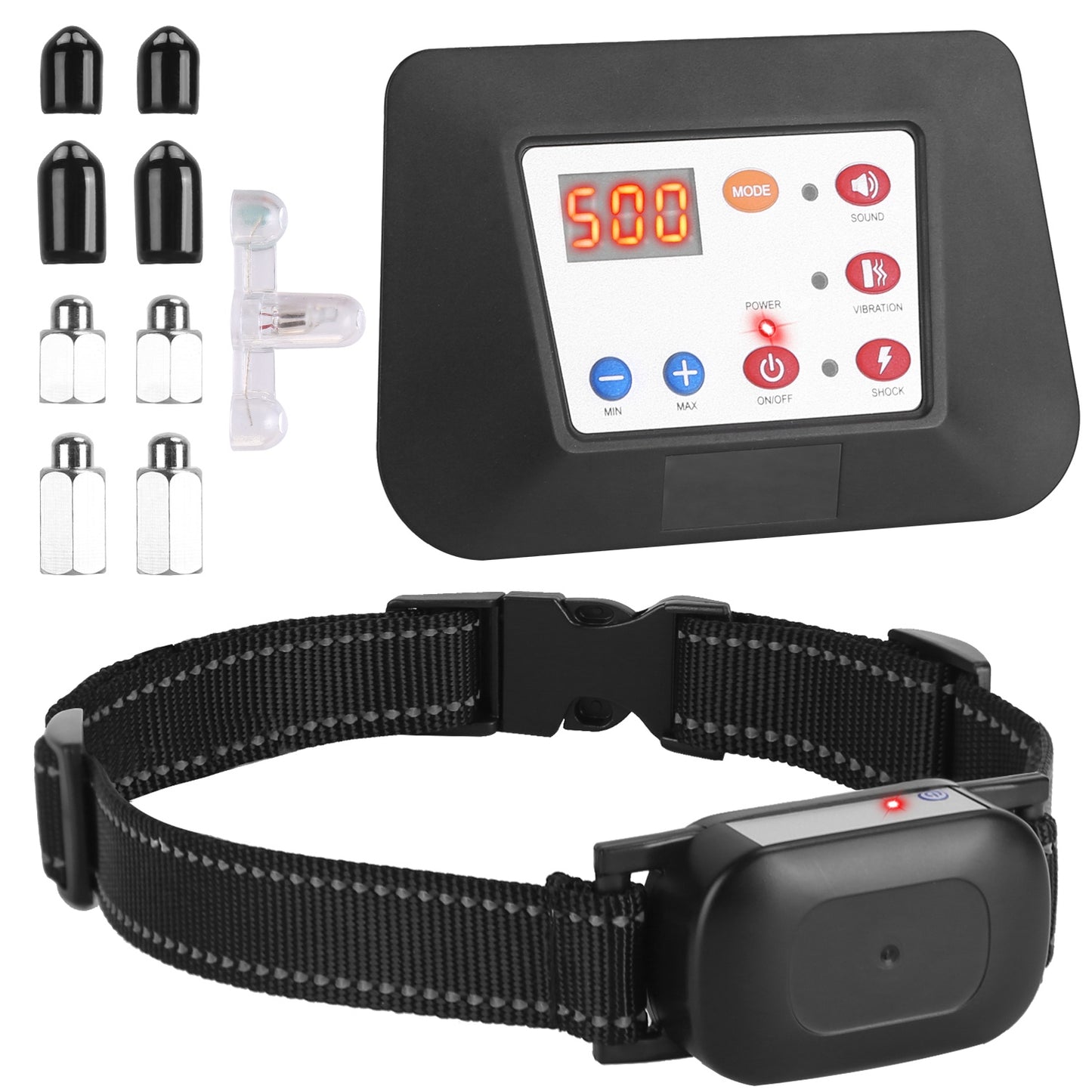 990FT Radius Dog Training Collar Wireless Fence IPX6 Waterproof Pet Beep