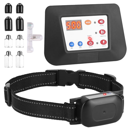 990FT Radius Dog Training Collar Wireless Fence IPX6 Waterproof Pet Beep