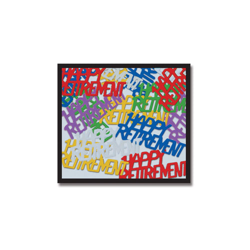 Beistle Multi-Color Happy Retirement Fanci-Fetti | Party Supply | Decoration