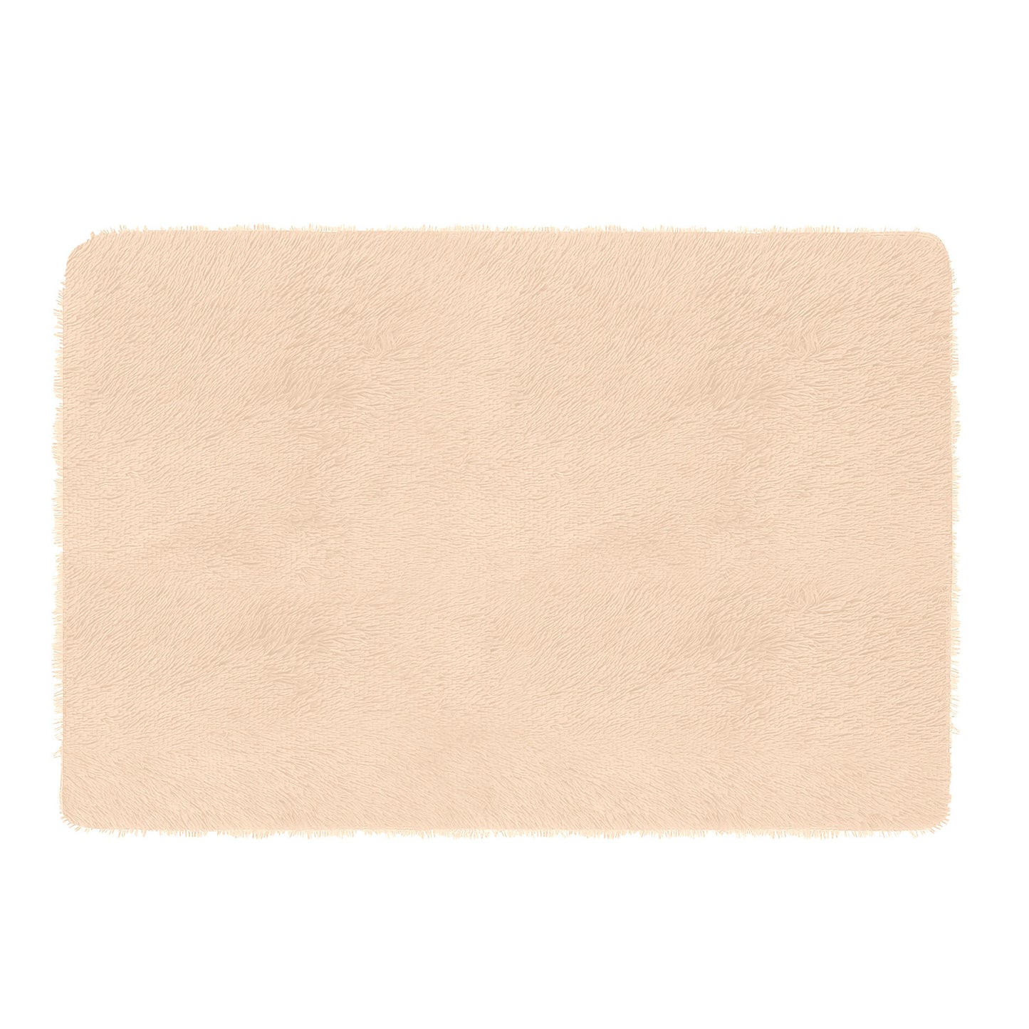 Fluffy Bedroom Rug 4’ x 2.6’ Anti-Skid Shaggy Area Rug Decorative Floor Carpet