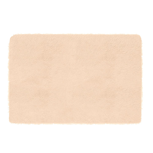 Fluffy Bedroom Rug 4’ x 2.6’ Anti-Skid Shaggy Area Rug Decorative Floor Carpet