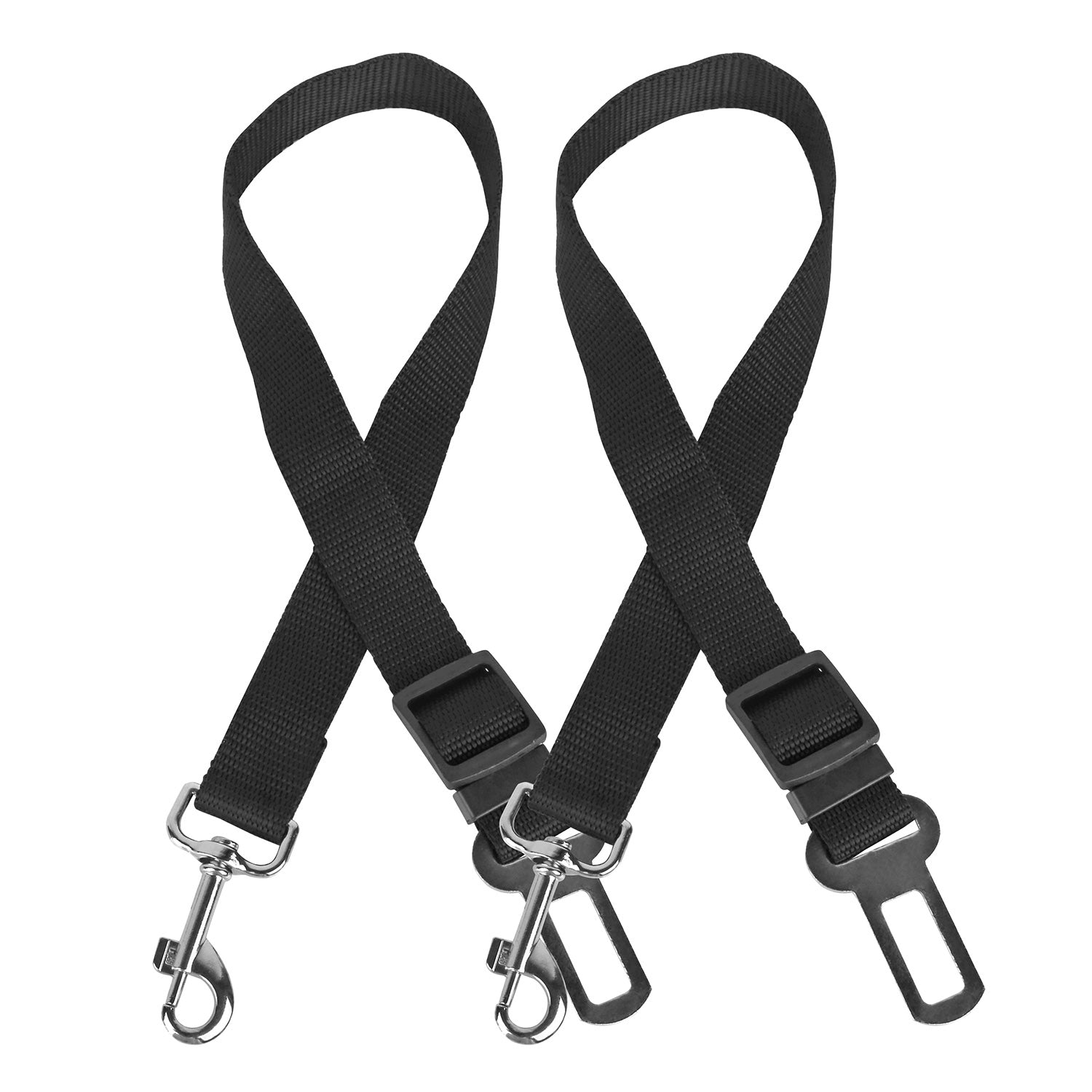 2Pcs Pet Dog Seat Belt Leash Adjustable Pet Dog Cat Safety Leads Harness Car