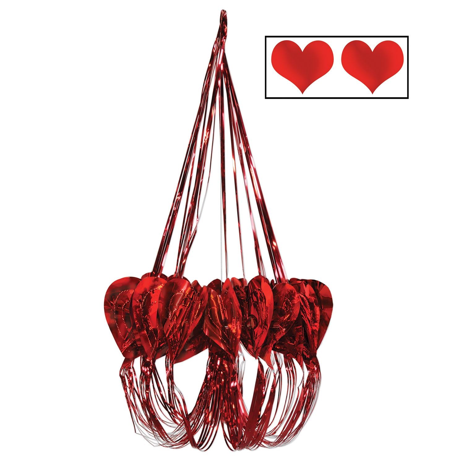 Beistle Heart Chandelier - Valentines | Party Supply | Decoration