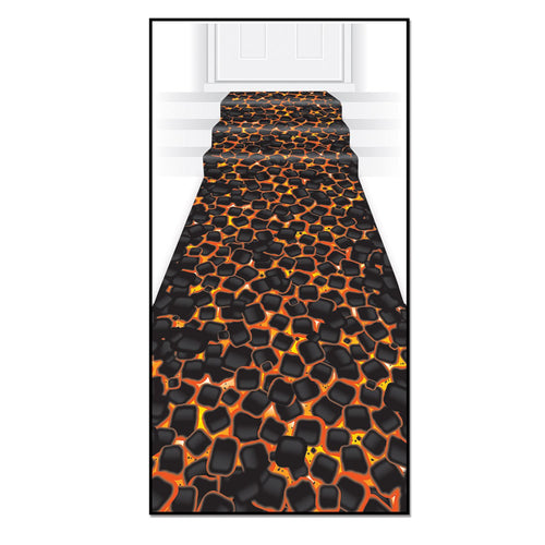 Beistle Hot Coals Runner - Party Supply Decoration for Luau