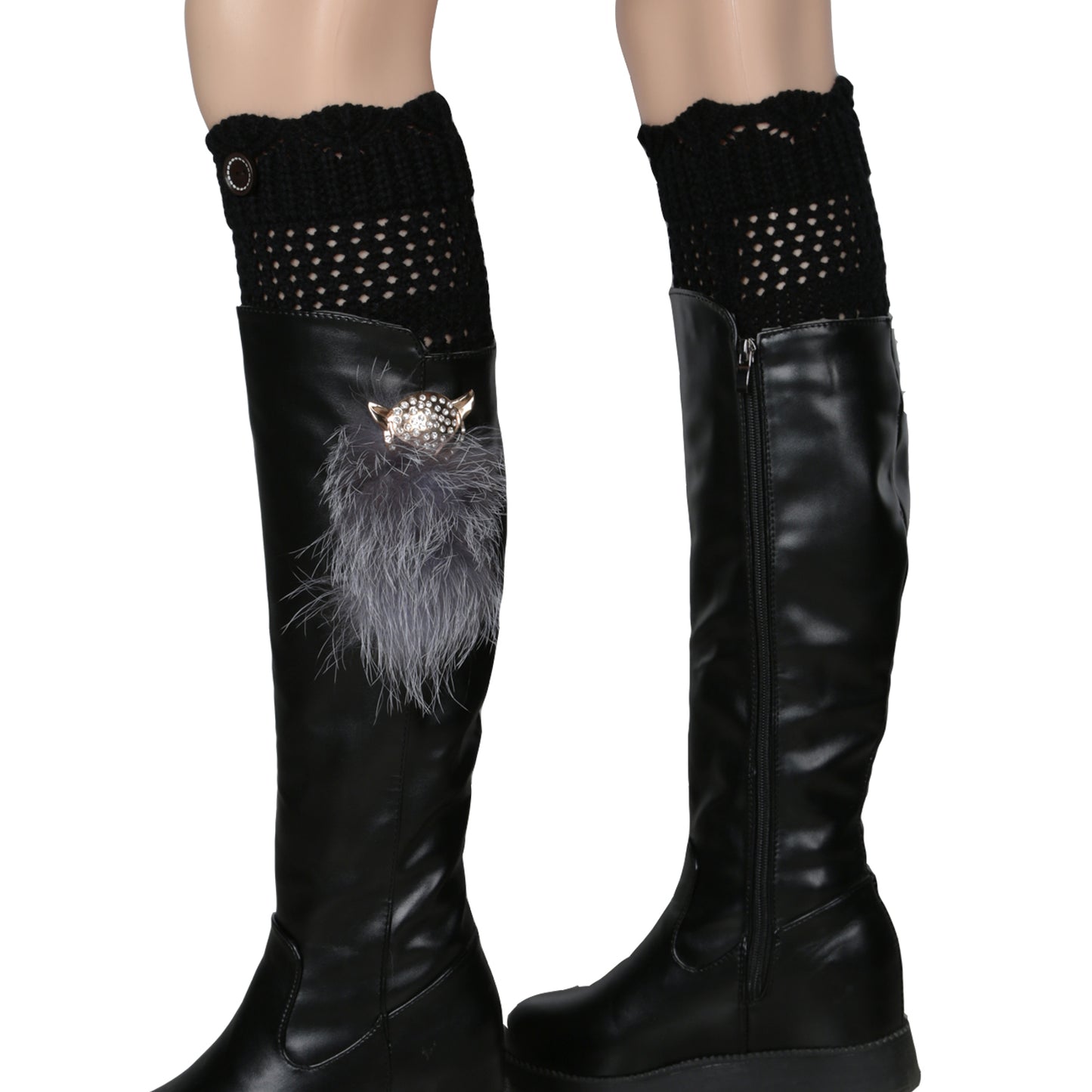 Women Winter Crochet Knit Leg Warmers Apparel & Jewelry Women Apparel