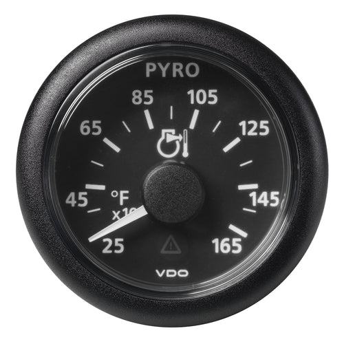 Veratron 52 MM (2-1/16") ViewLine Pyrometer - 250 to 1650F - Black Dial Bezel [A2C59512334]