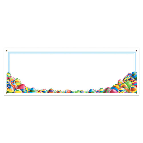 Beistle Easter Egg Hunt Sign Banner | Party Supply | Decoration
