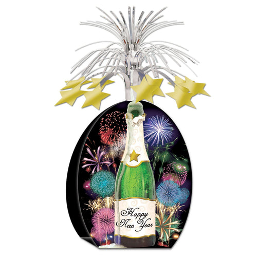 Beistle Happy New Year Champagne Centerpiece - New Years | Party Supply
