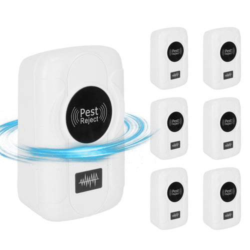 6 Pack 32-120KHz Ultrasonic Insect Repellent Indoor Plug In Bug Repellent