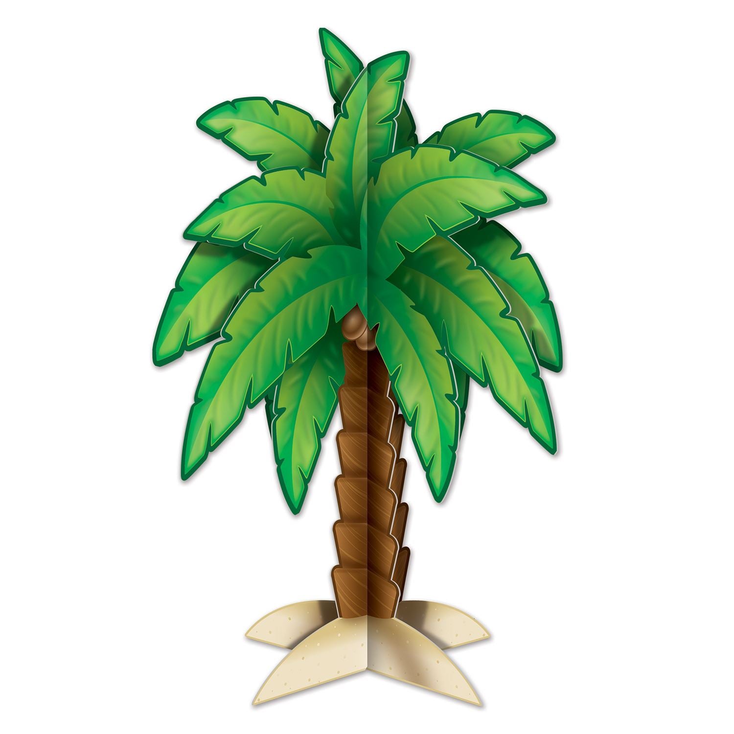 Beistle 3-D Palm Tree Centerpiece - Luau | Party Supply | Decoration