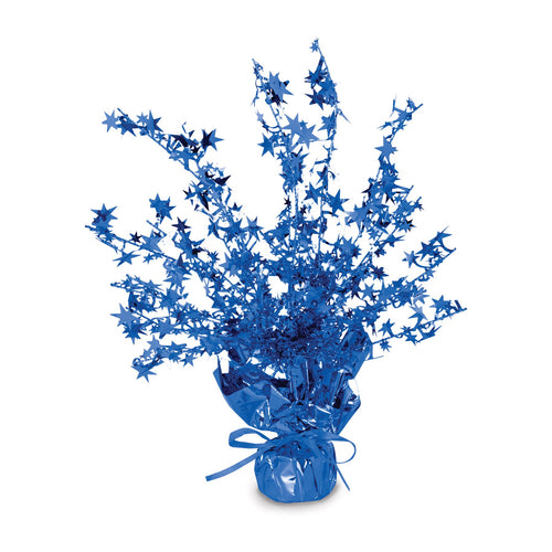 Beistle Blue Star Gleam N Burst Centerpiece - General Occasion | Party Supply