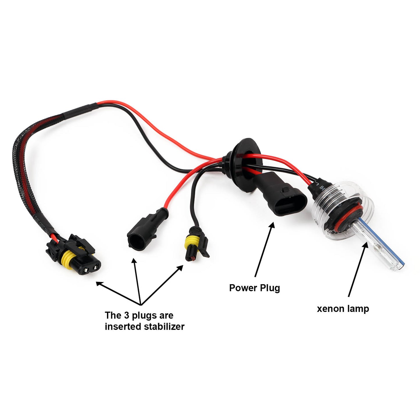 2PCS 9006/HB4 HID Xenon Light Bulbs AC 35W 8000K 3500LM Headlight Fog Light