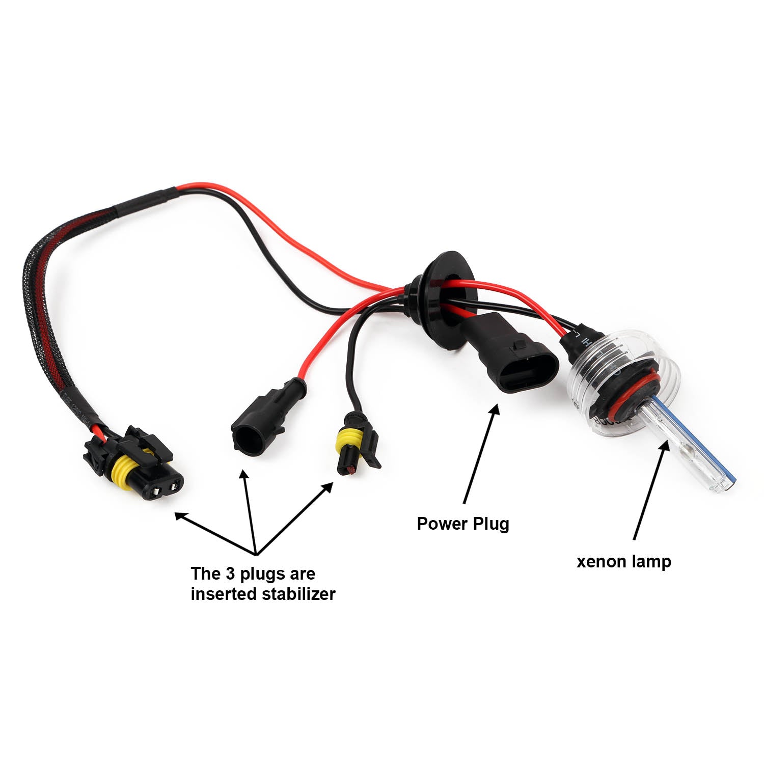 2PCS 9006/HB4 HID Xenon Light Bulbs AC 35W 8000K 3500LM Headlight Fog Light