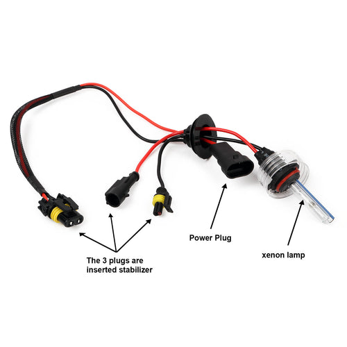 2PCS 9006/HB4 HID Xenon Light Bulbs AC 35W 8000K 3500LM Headlight Fog Light