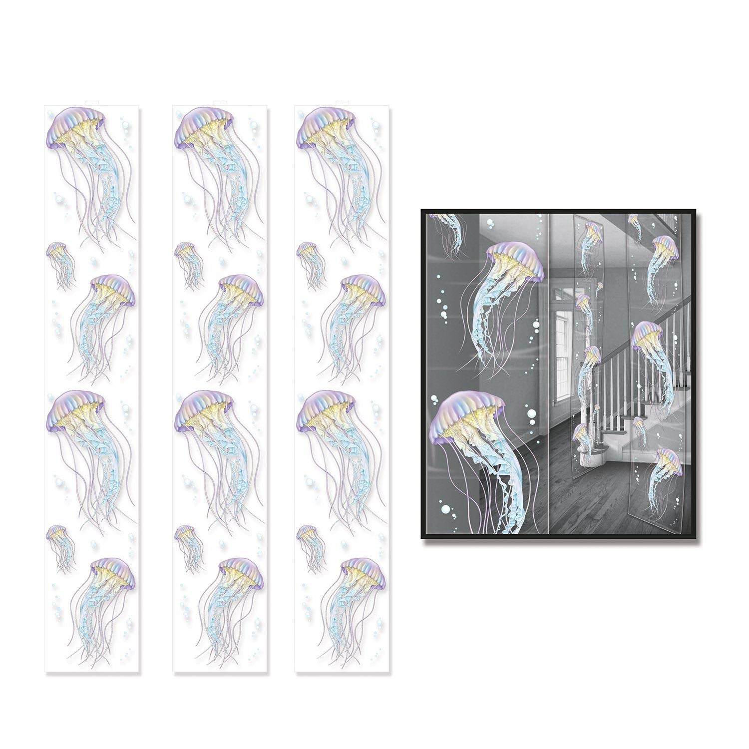 Beistle Jellyfish Party Panels - Under The Sea | Party Supply | Decoration