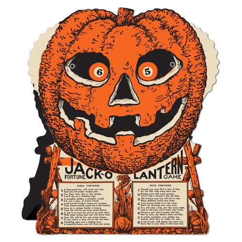 Beistle Jack-O-Lantern Fortune Wheel Game - Halloween-Vintage | Party Supply
