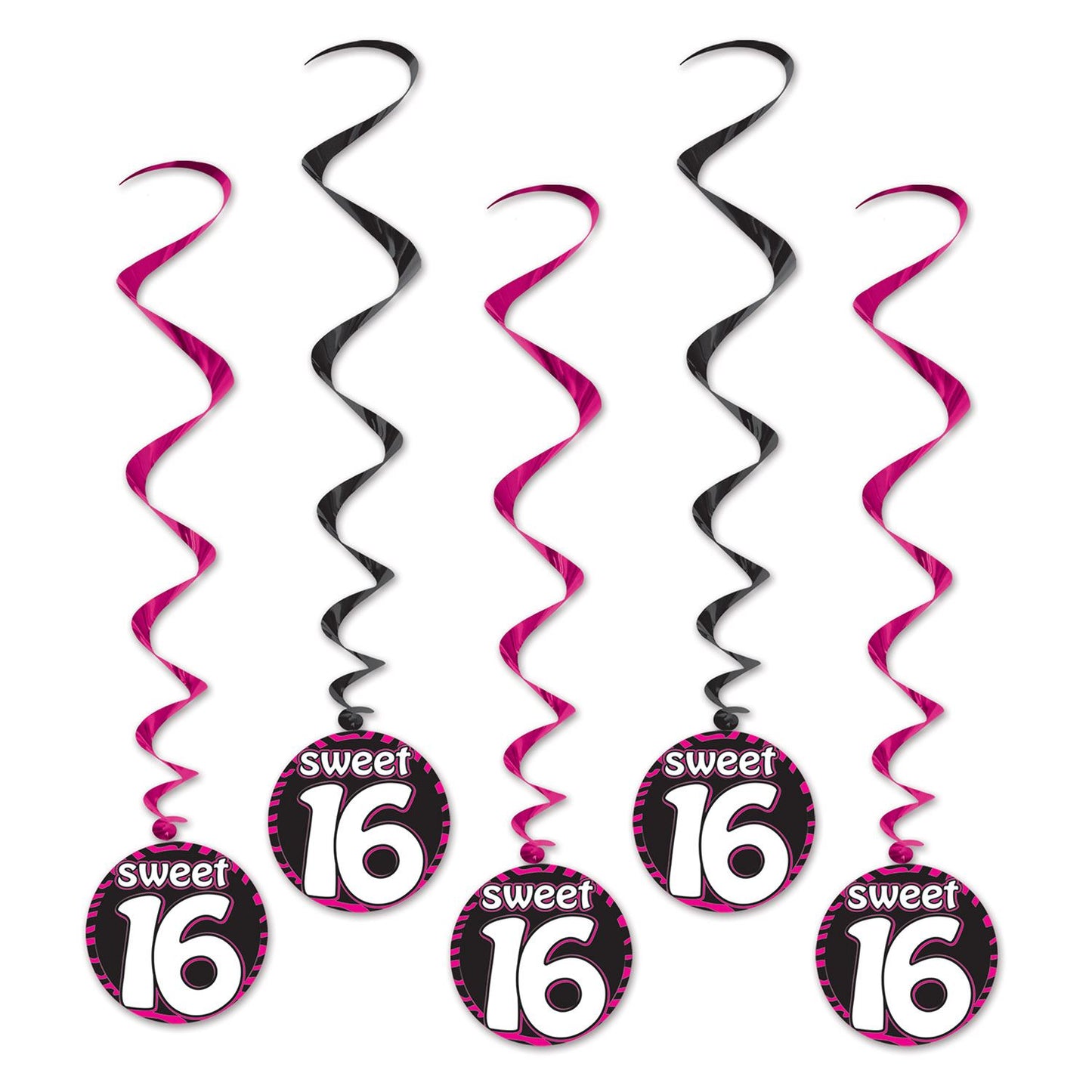 Beistle Sweet 16 Whirls | Party Supply | Decoration