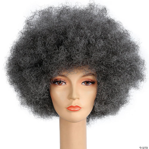 Deluxe Afro Wig | Brown/Gray