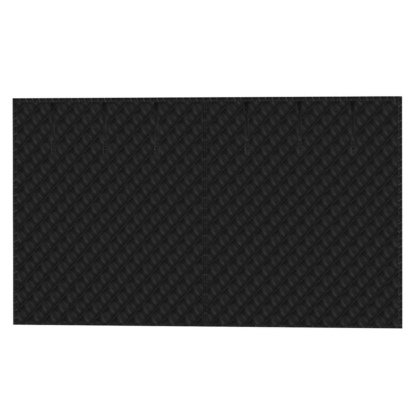 16*7FT Magnetic Thermal Insulated Garage Door Curtain for Winter Two-Car Garage