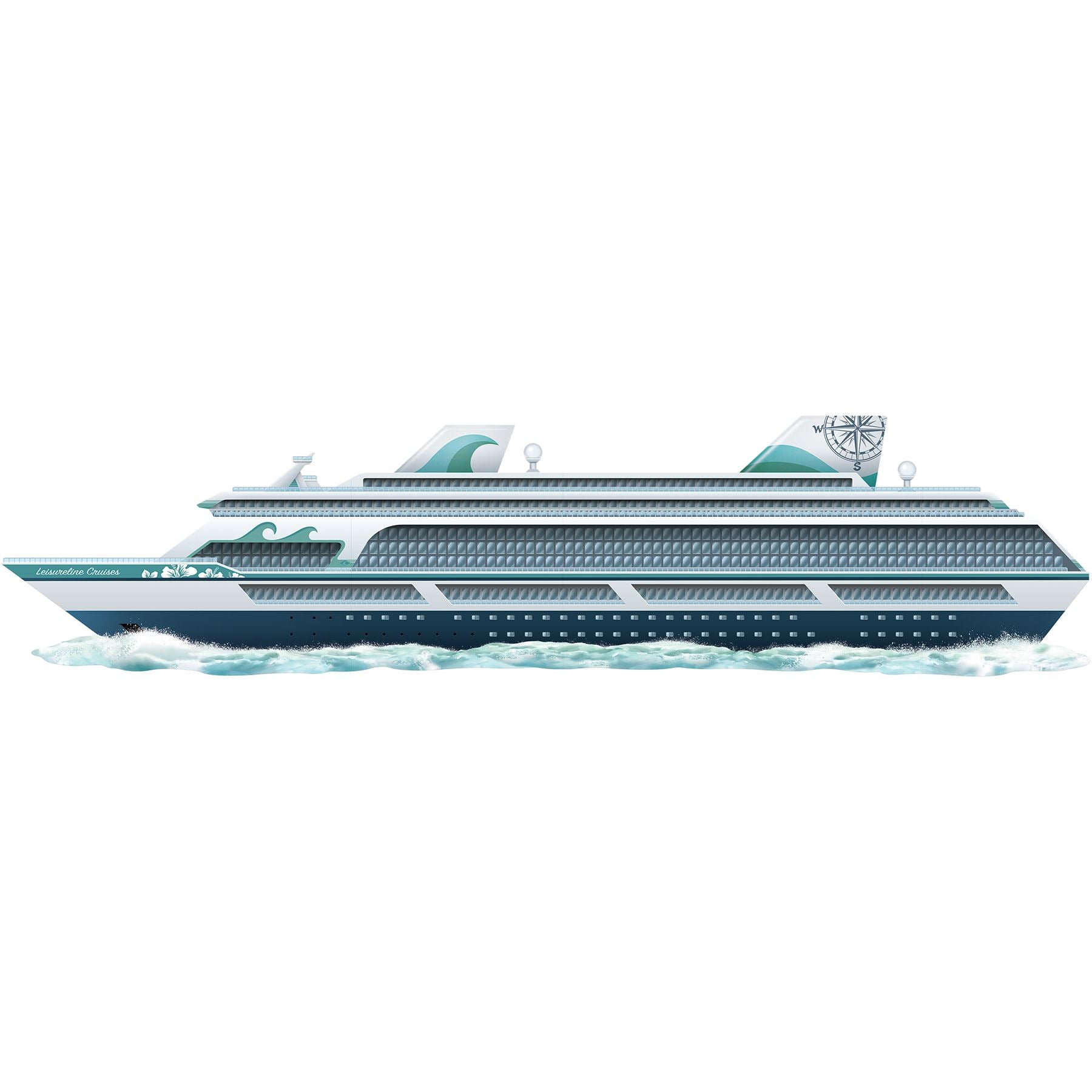 Beistle Jointed Cruise Ship - Nautical | Party Supply | Decoration
