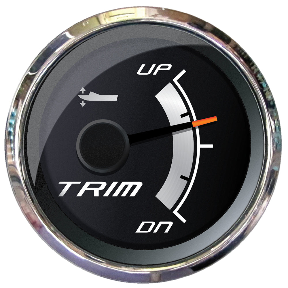Faria Platinum 2" Trim Gauge f/Mercury, Mariner, Mercruiser, Volvo DP, Yamaha 2001 Newer [22019]