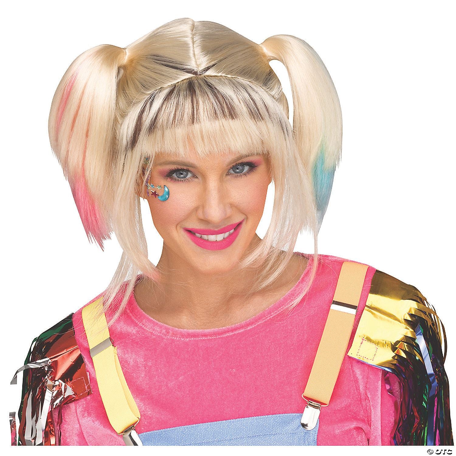 Womens Blonde Rascal Roller Derby Wig