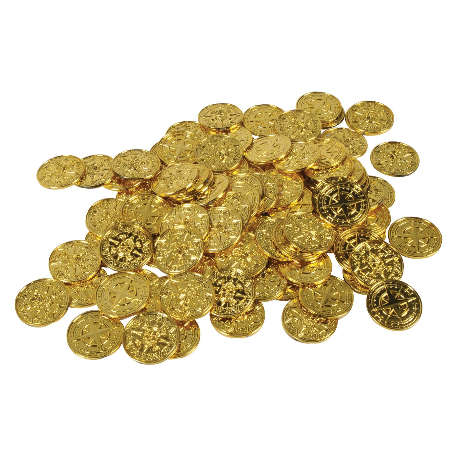 Beistle Plastic Pirate Coins | Party Supply | Decoration
