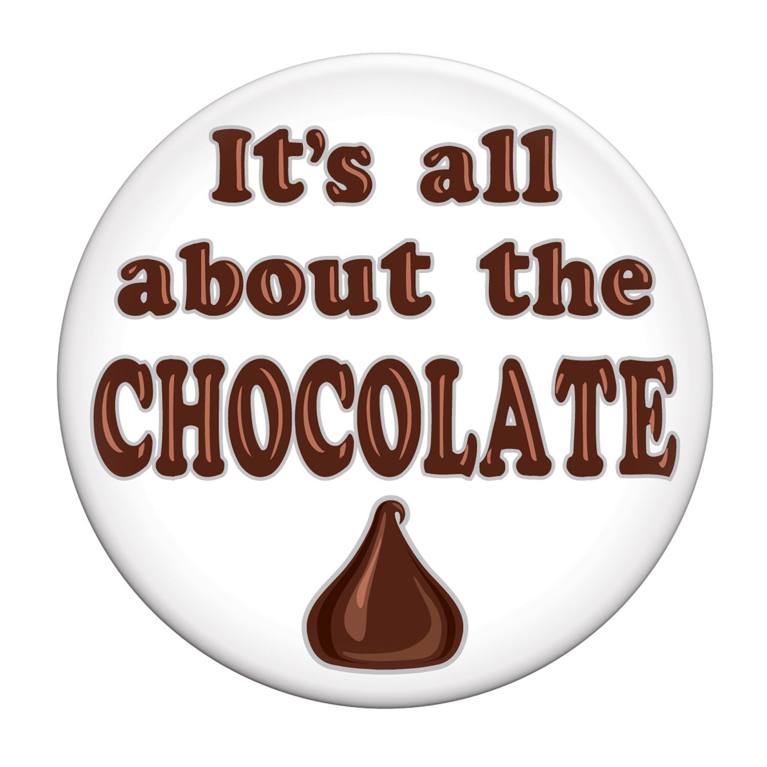 Beistle It's All About The Chocolate Button - General Occasion | Party Supply