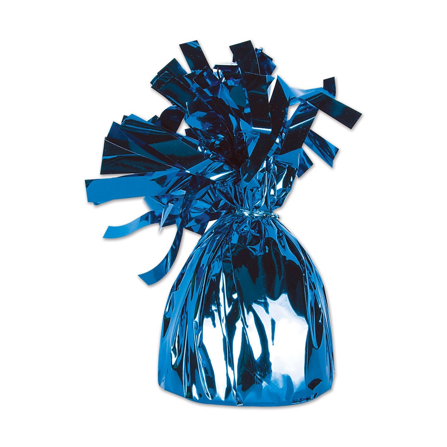 Beistle Blue Metallic Wrapped Balloon Weight - General Occasion | Party Supply