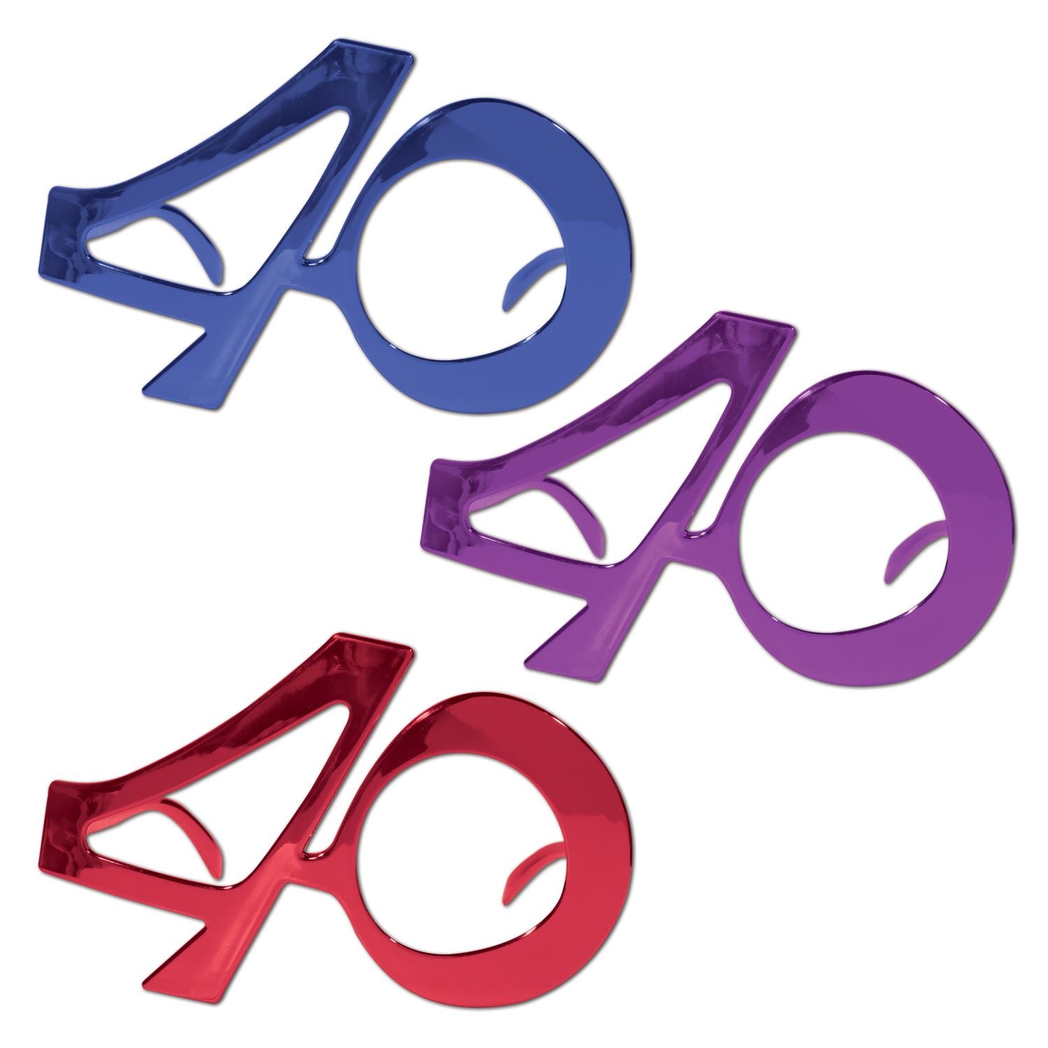 Beistle 40th Fanci-Frames - Birthday-Age Specific | Party Supply | Decoration