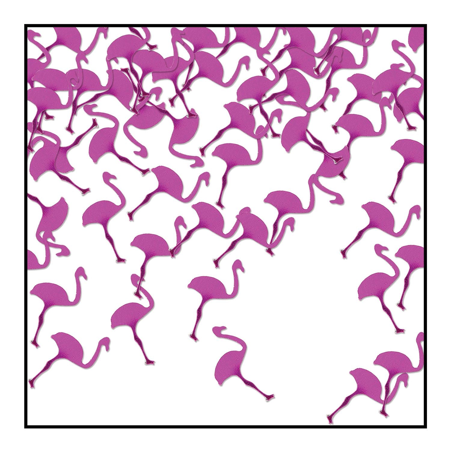 Beistle Flamingos Confetti - Luau | Party Supply | Decoration