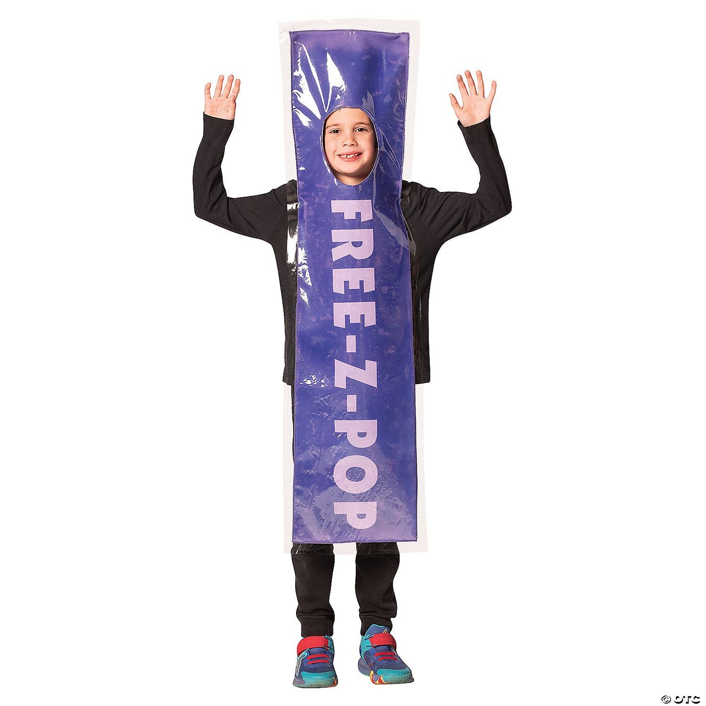 Unisex | Kids Purple Free-Z-Pop Ice Costume - Medium 7-10