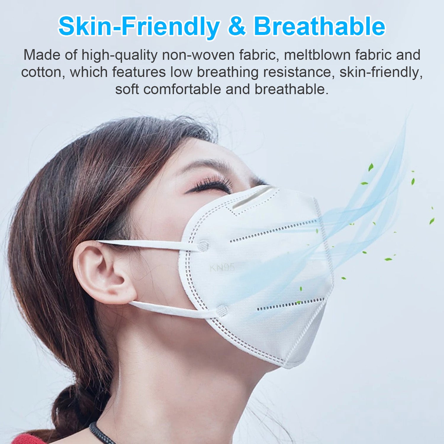10 PCS Disposable KN95 Mask FFP2 Soft Breathable Protective Mask 95% Filtration