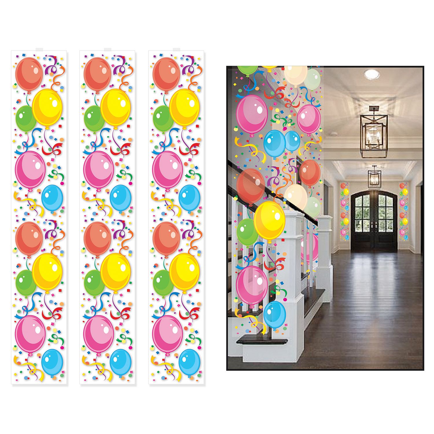 Beistle Balloon Party Panels - Birthday | Party Supply | Decoration