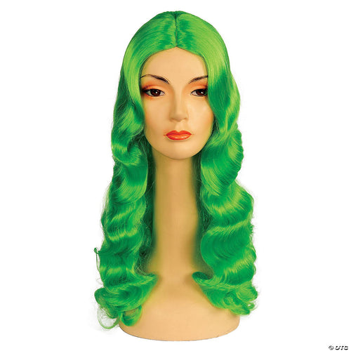 Womens 30" Bargain Wig | Green-Neon