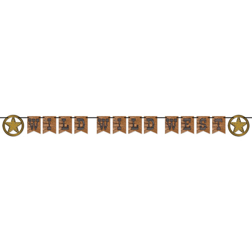 Beistle Wild Wild West Streamer - Western | Party Supply | Decoration