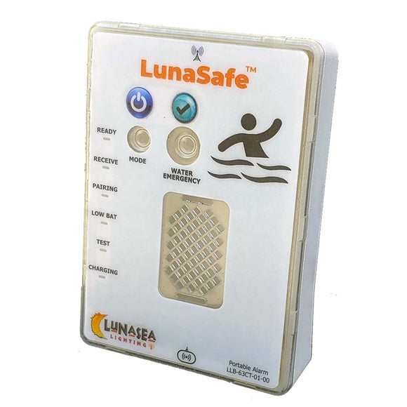 Lunasea Controller f/Audible Alarm Receiver w/Strobe Qi Rechargeable [LLB-63CT-01-00]