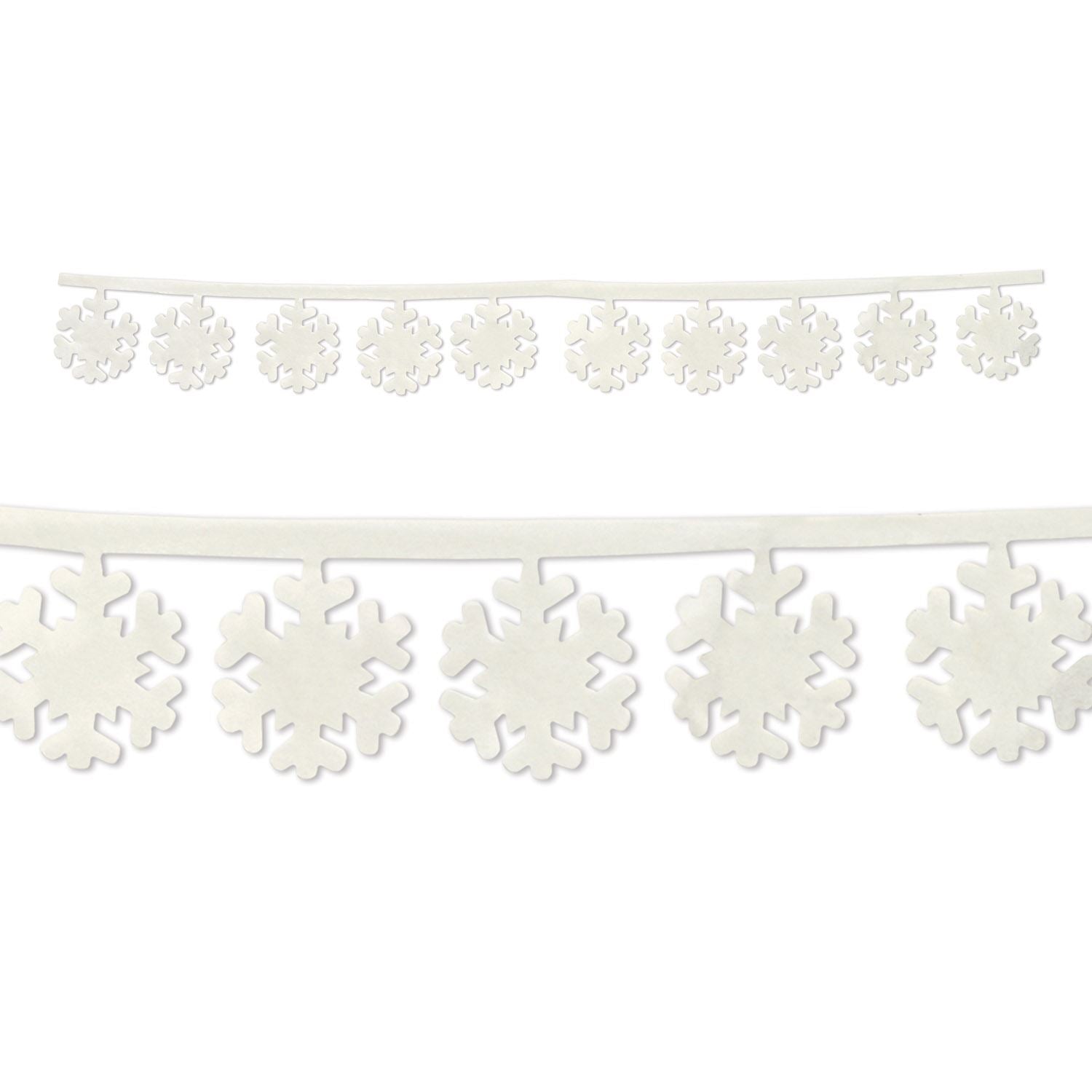 Beistle Fabric Snowflake Garlands - Christmas/Winter | Party Supply