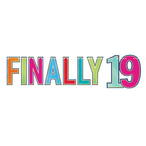 Foil Finally 19 Streamer