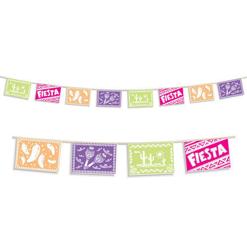 Beistle Fiesta Picado Banner - Fiesta/Cinco de Mayo | Party Supply