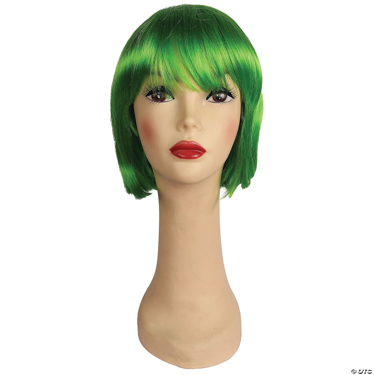 Womens China Doll Wig | Green