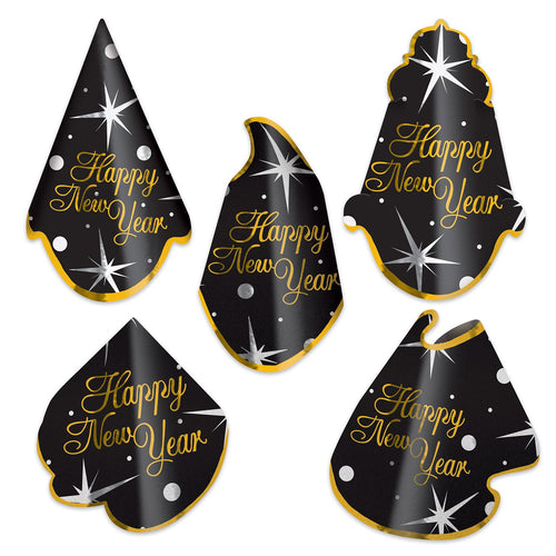 Beistle New Year Shimmer Hat Assortment - New Years | Party Supply