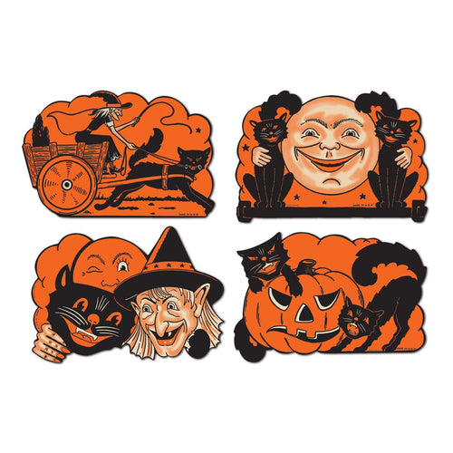 Beistle Halloween Cutouts - Halloween-Vintage | Party Supply | Decoration