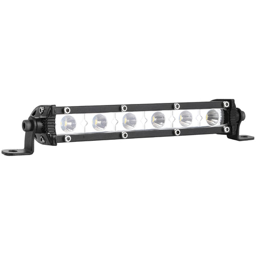 7" LED Light Bar Single Row Offroad Spot Lights 18W Ultra Slim Straight Work