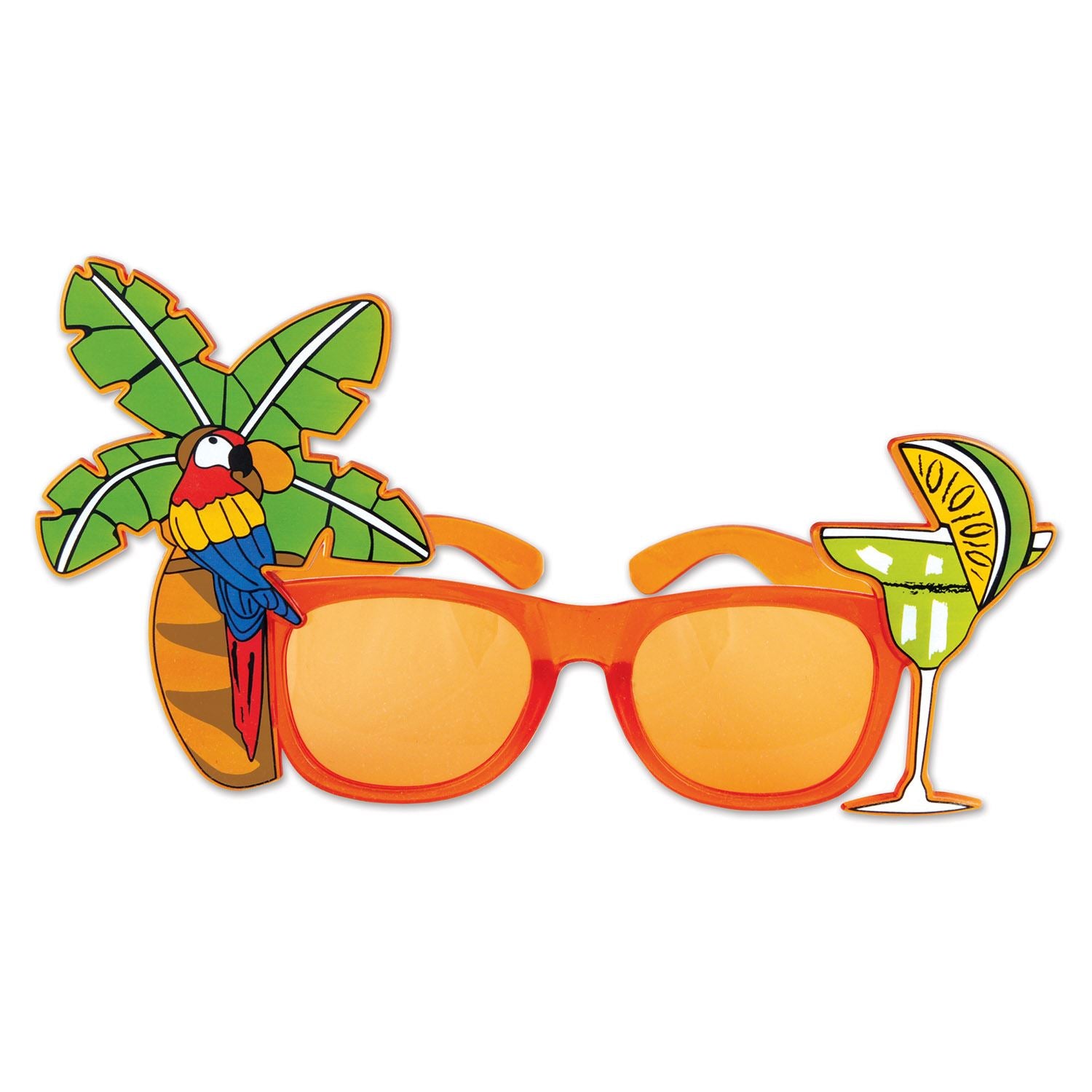 Beistle Palm Tree and Parrot Fanci-Frames - Luau | Party Supply | Decoration