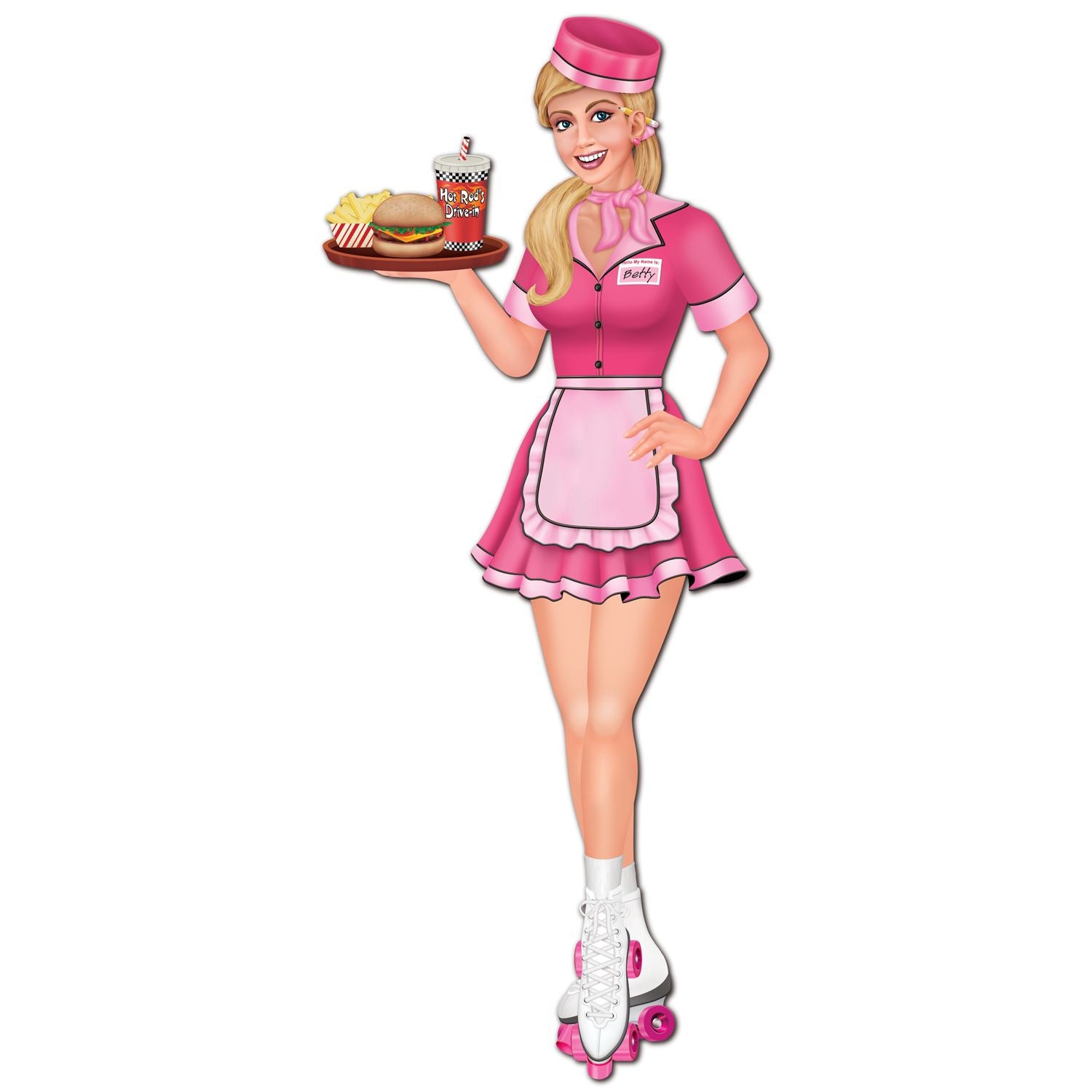 Beistle Jointed Carhop - 50's/Rock & Roll | Party Supply | Decoration