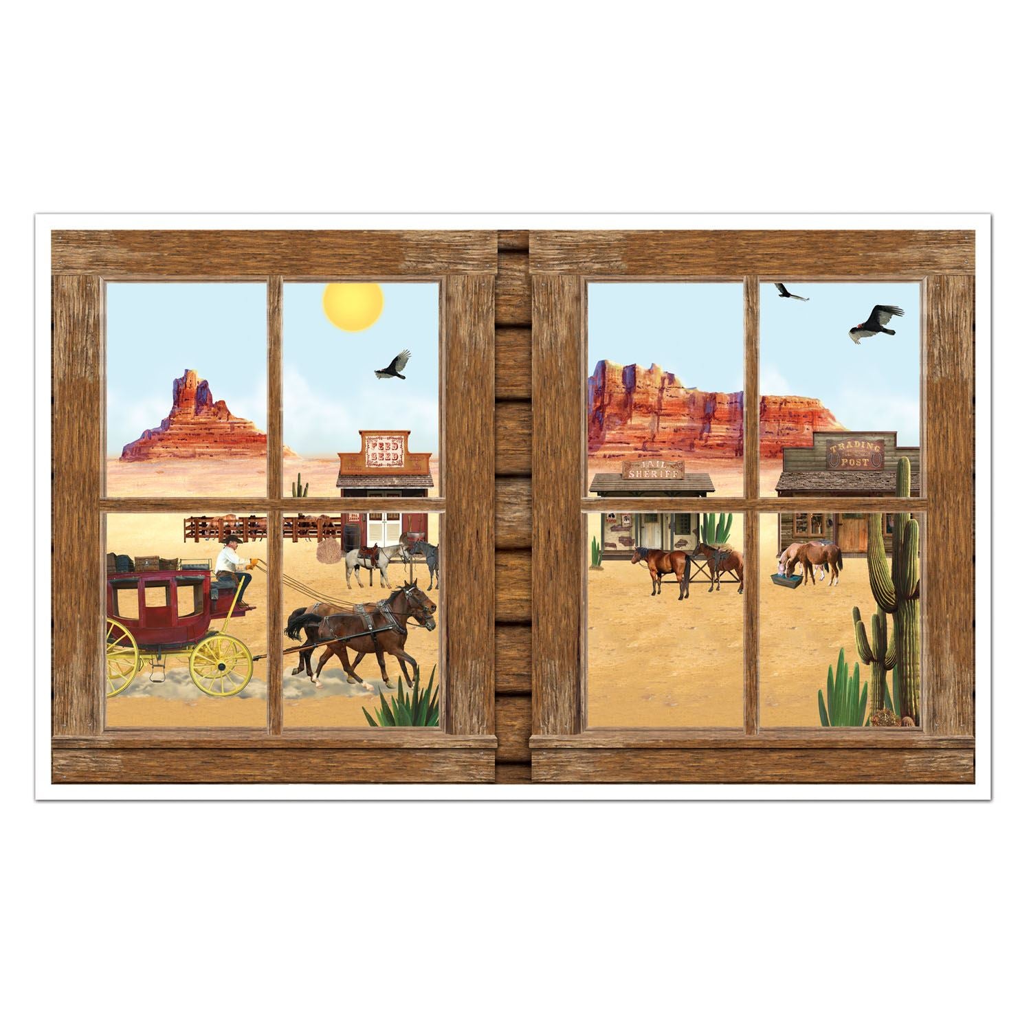 Beistle Western Insta-View | Party Supply | Decoration