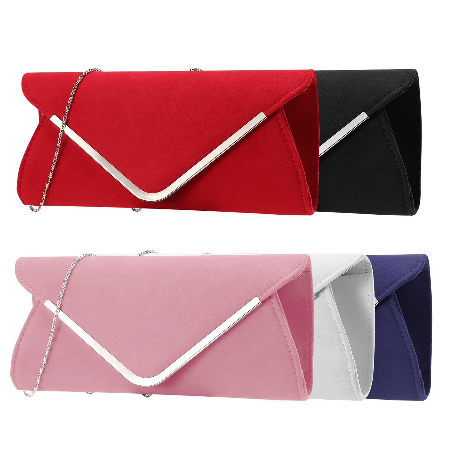 Women Clutch Wallet Bags For Party Wedding Soft Handbag Portable Thin Envelop