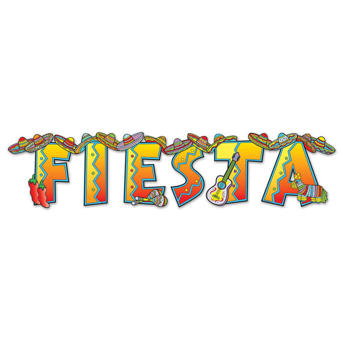 Beistle Printed Fiesta Streamer - Fiesta/Cinco de Mayo | Party Supply