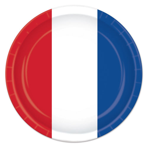 Beistle Red, White & Blue Plates - Patriotic | Party Supply | Decoration